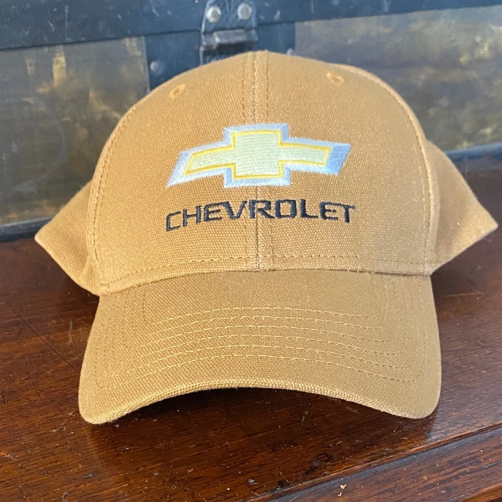 Chevrolet Tan Baseball Hat Cap